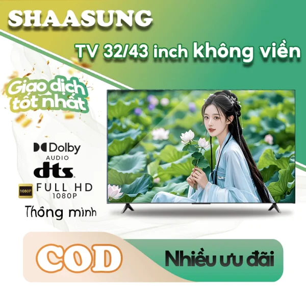 Shaasung Smart TV 32 / 43 Inch LCD WIFI Mạng Không Biên Giới Phòng Khách Phòng Ngủ