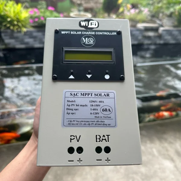 Sạc MPPT 45A 60A Năng Lượng Mặt Trời áp cao hệ 12V-96V