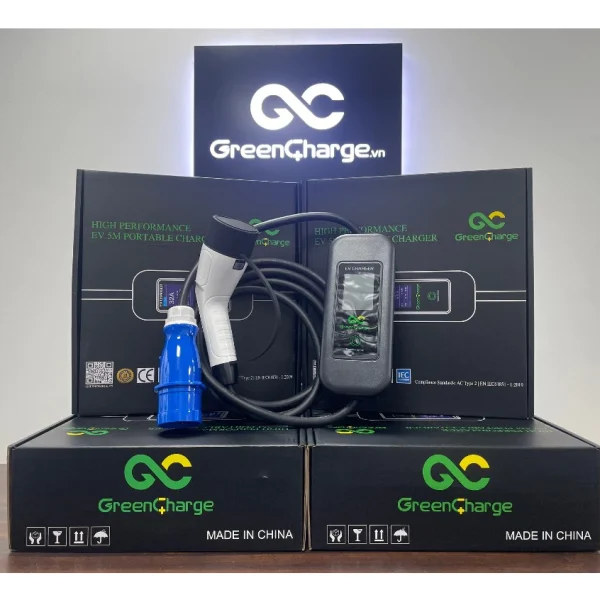 GREENCHARGE 3.5kW ST-T013 /Bộ sạc di động cho Vinfast e34/VF5/VF6/VF7/VF8/VF9/Volvo/BYD